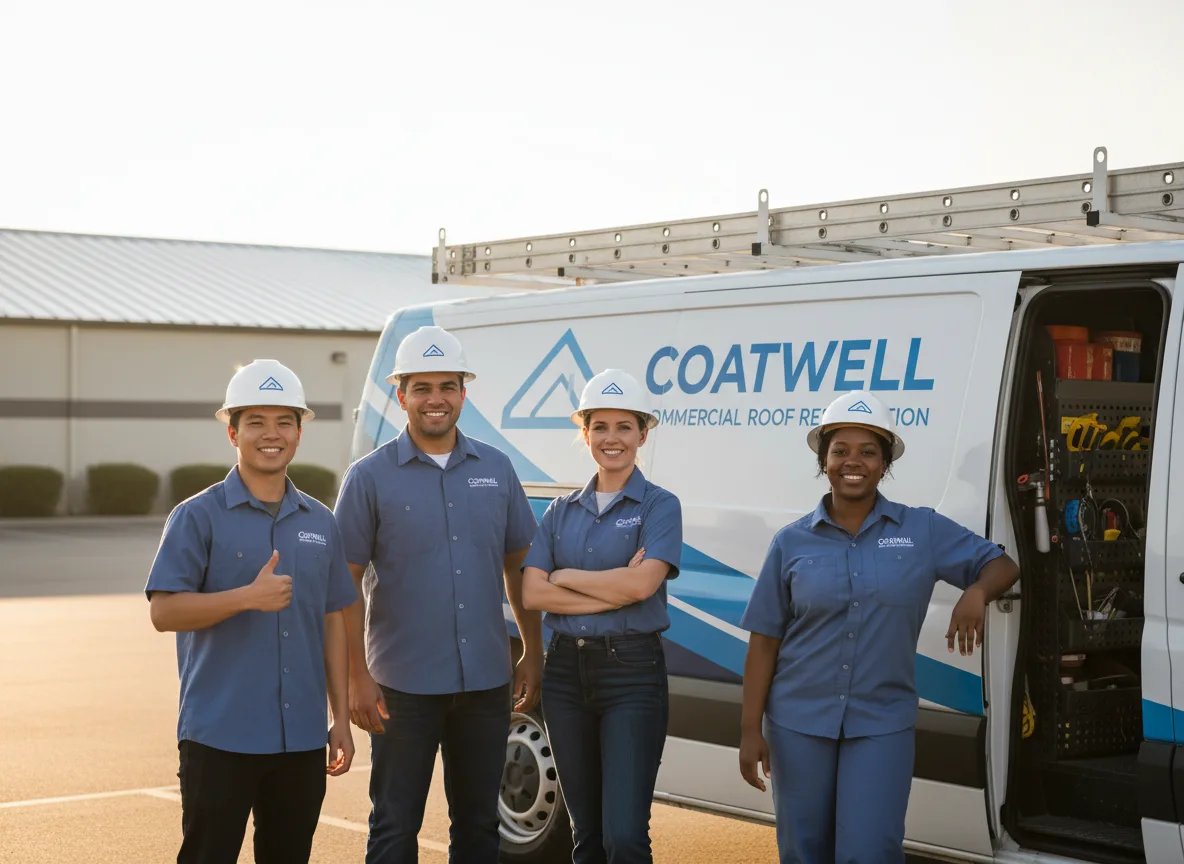 Commercial roof coating company in Parker Ford, PA